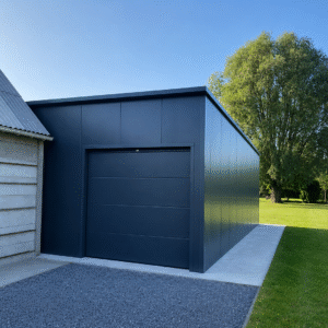 Garage isolation 6 cm <br>7.50 m x 9.50 m